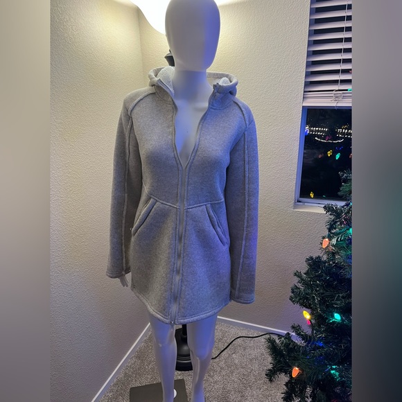 Avalanche Outdoor Supply Co. SUPER RARE reverse patched fleece jacket 🧥 hood - Picture 6 of 9